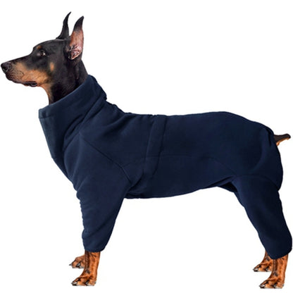 FrostGuard Fleece Overall – Ultra-Soft & Snug Fit for Small to Medium Dogs