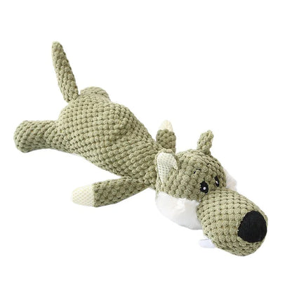 Fido's Plush Animal Chew Toy – Soft, Engaging & Squeaky Fun