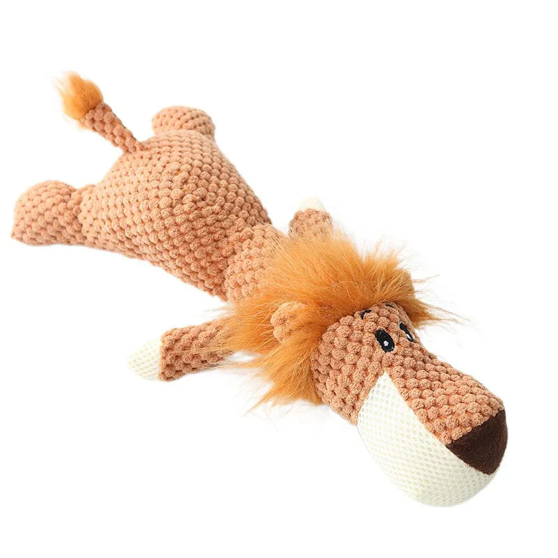 Fido's Plush Animal Chew Toy – Soft, Engaging & Squeaky Fun