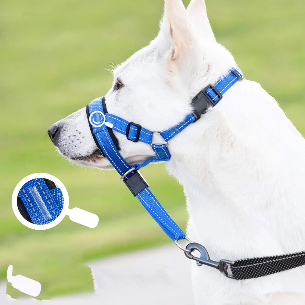 Adele | Secure & Comfortable Dog Muzzle Harness – Breathable, Adjustable & Reflective Design