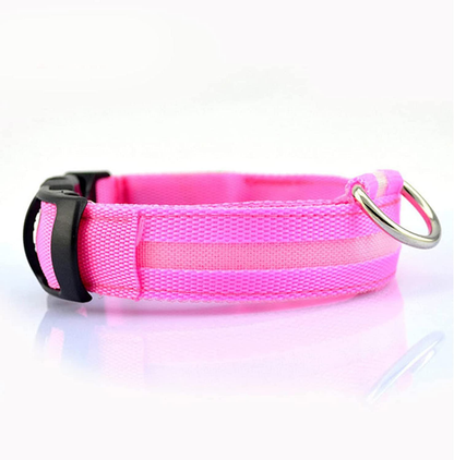 Luminous LED Dog Collar – Bright & Stylish Nighttime Safety