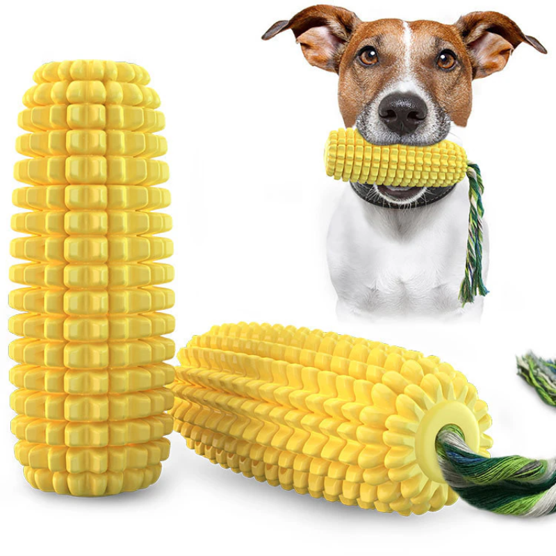 ToughBite Corn – Durable, Dental-Friendly & Stress-Relieving Chew Toy